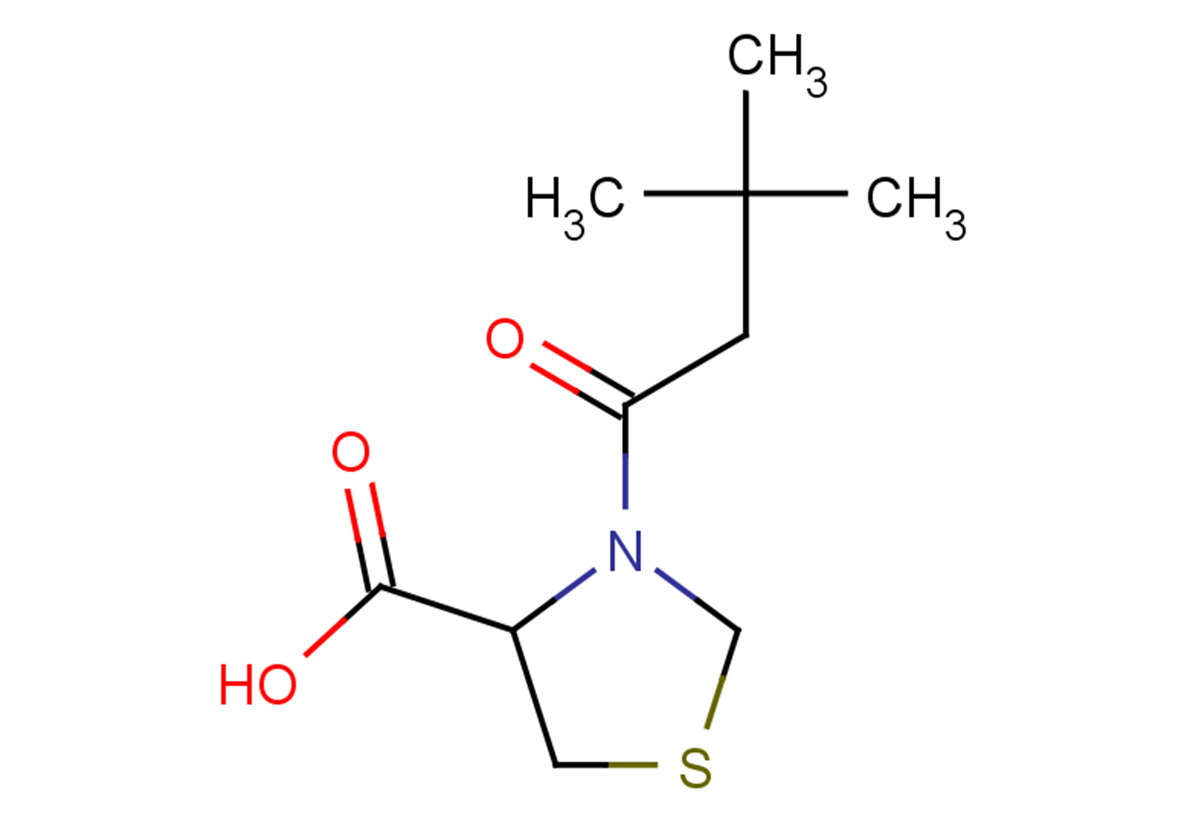 3-(3,3-dimethylbutanoyl)-1,3-thiazolidine-4-carboxylic acid