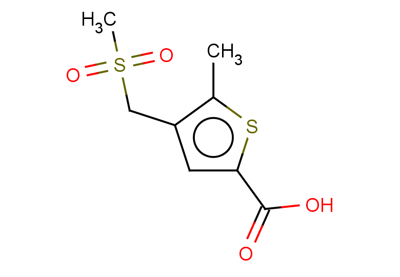 4-(methanesulfonylmethyl)-5-methylthiophene-2-carboxylic acid