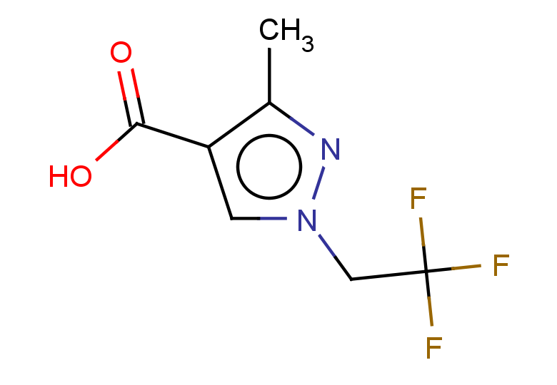 3-methyl-1-(2,2,2-trifluoroethyl)-1H-pyrazole-4-carboxylic acid