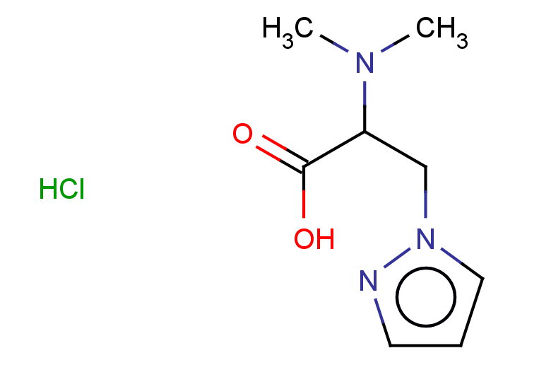 2-(dimethylamino)-3-(1H-pyrazol-1-yl)propanoic acid hydrochloride