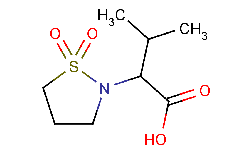 2-(1,1-dioxo-1,2-thiazolidin-2-yl)-3-methylbutanoic acid