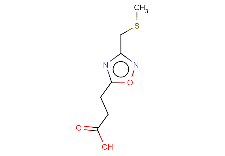 3-{3-[(methylsulfanyl)methyl]-1,2,4-oxadiazol-5-yl}propanoic acid