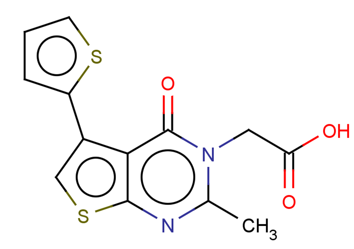 2-[2-methyl-4-oxo-5-(thiophen-2-yl)-3H,4H-thieno[2,3-d]pyrimidin-3-yl]acetic acid