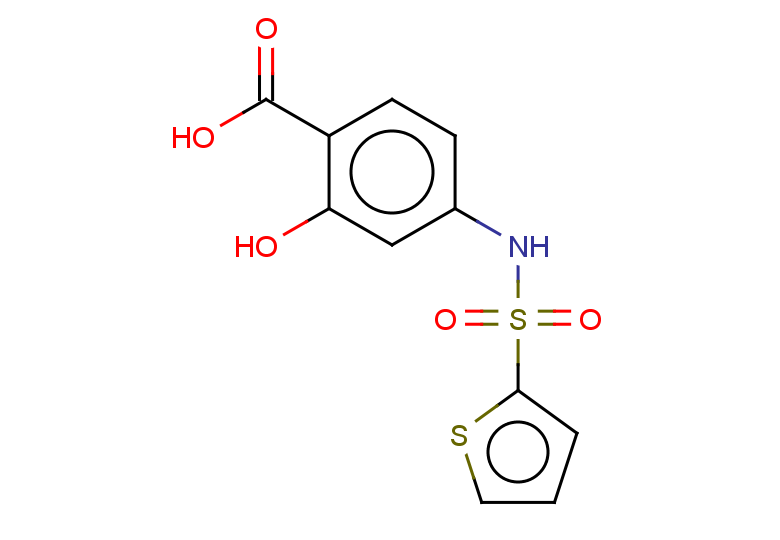 2-hydroxy-4-(thiophene-2-sulfonamido)benzoic acid