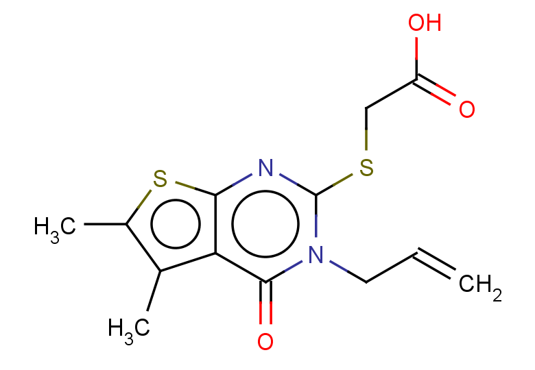 2-{[5,6-dimethyl-4-oxo-3-(prop-2-en-1-yl)-3H,4H-thieno[2,3-d]pyrimidin-2-yl]sulfanyl}acetic acid