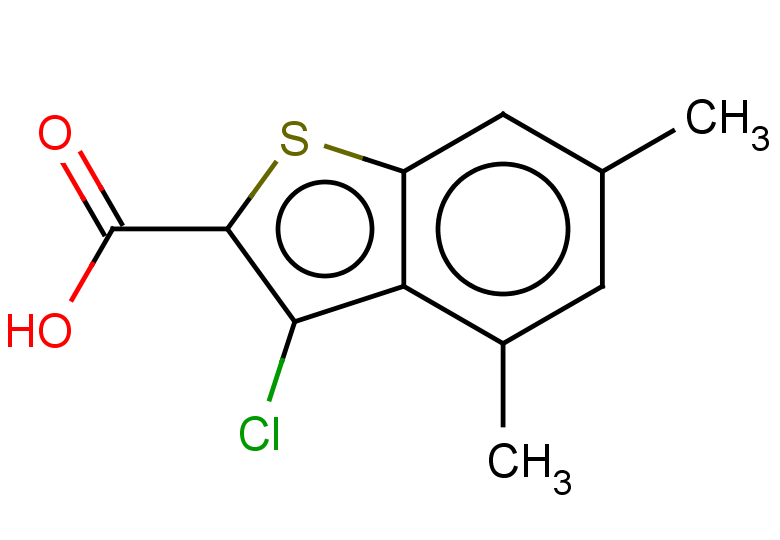 3-chloro-4,6-dimethyl-1-benzothiophene-2-carboxylic acid