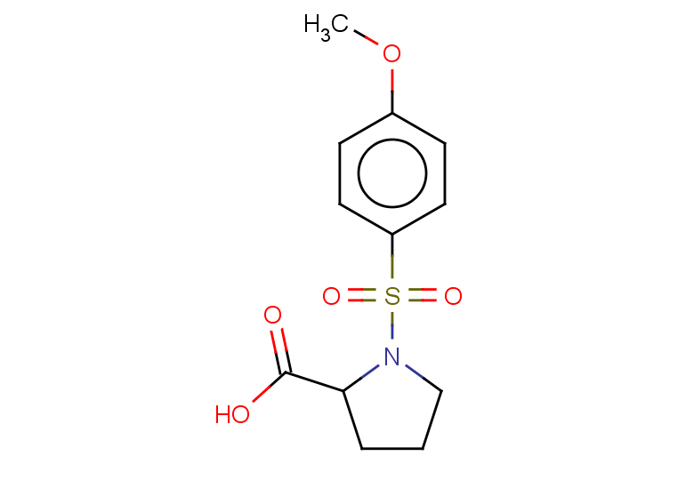 1-[(4-methoxybenzene)sulfonyl]pyrrolidine-2-carboxylic acid
