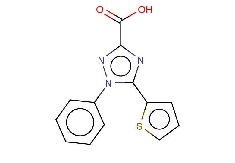 1-phenyl-5-(thiophen-2-yl)-1H-1,2,4-triazole-3-carboxylic acid