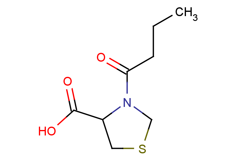3-butanoyl-1,3-thiazolidine-4-carboxylic acid