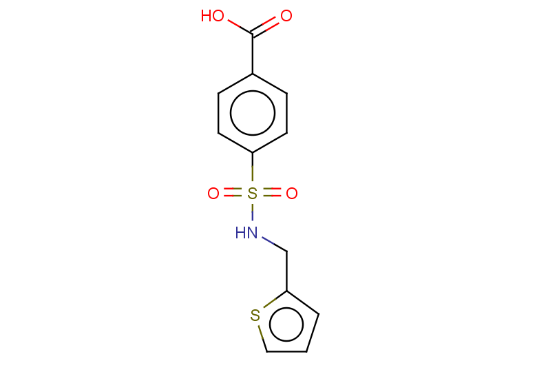 4-[(thiophen-2-ylmethyl)sulfamoyl]benzoic acid