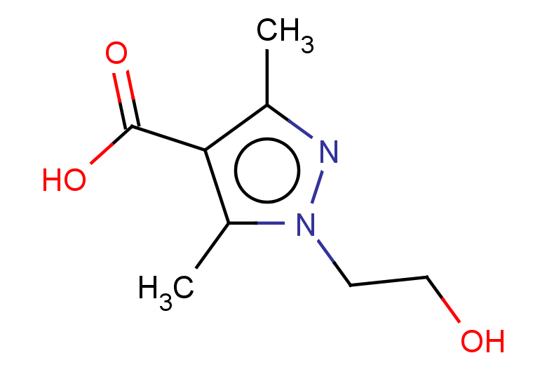 1-(2-hydroxyethyl)-3,5-dimethyl-1H-pyrazole-4-carboxylic acid