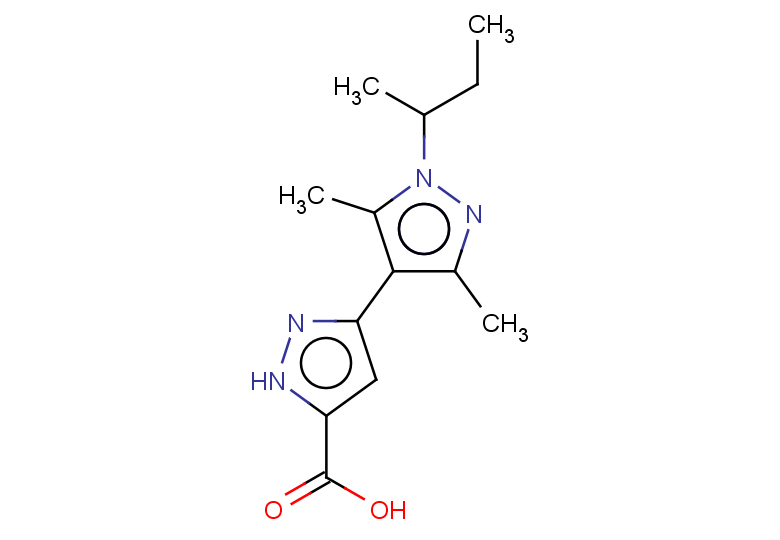 1'-(butan-2-yl)-3',5'-dimethyl-1H,1'H-[3,4'-bipyrazole]-5-carboxylic acid