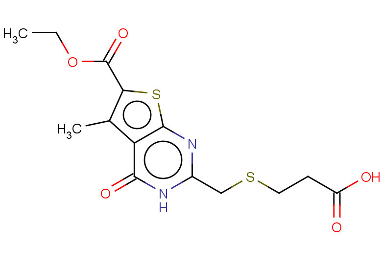 3-({[6-(ethoxycarbonyl)-5-methyl-4-oxo-3H,4H-thieno[2,3-d]pyrimidin-2-yl]methyl}sulfanyl)propanoic acid