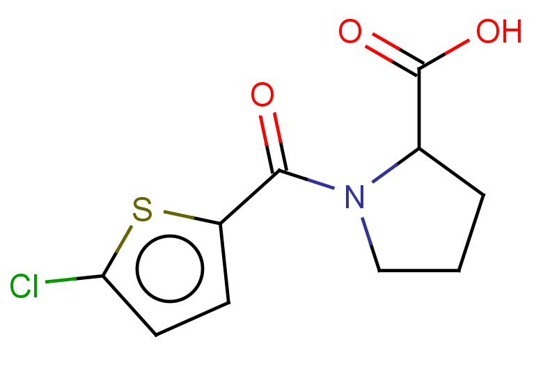 1-(5-chlorothiophene-2-carbonyl)pyrrolidine-2-carboxylic acid