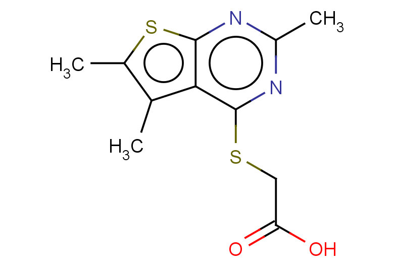 2-({trimethylthieno[2,3-d]pyrimidin-4-yl}sulfanyl)acetic acid
