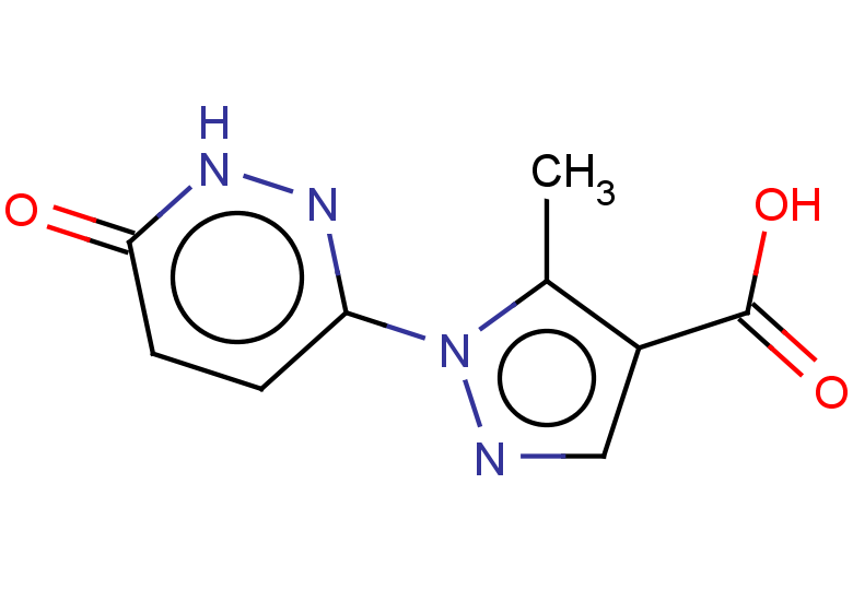 5-methyl-1-(6-oxo-1,6-dihydropyridazin-3-yl)-1H-pyrazole-4-carboxylic acid