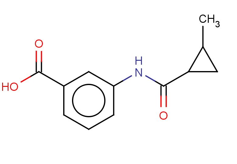 3-[(2-methylcyclopropane)amido]benzoic acid