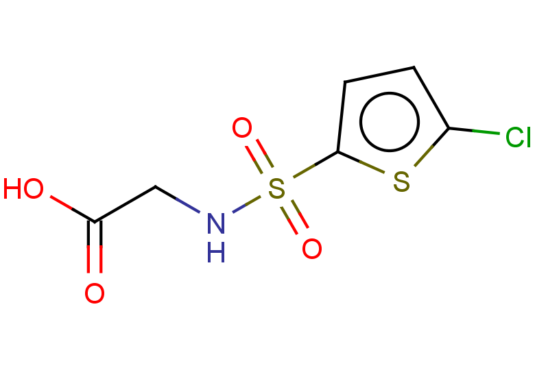 2-(5-chlorothiophene-2-sulfonamido)acetic acid