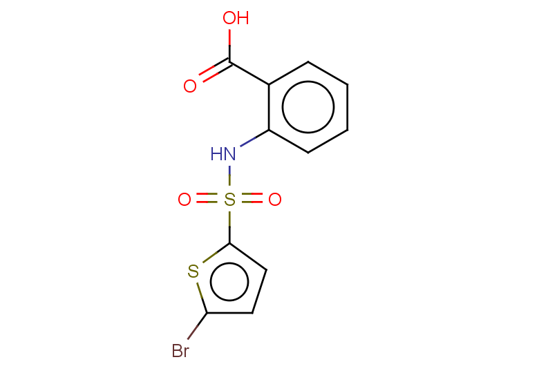 2-(5-bromothiophene-2-sulfonamido)benzoic acid