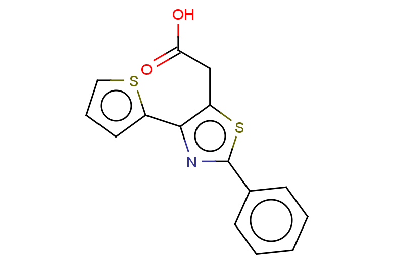 2-[2-phenyl-4-(thiophen-2-yl)-1,3-thiazol-5-yl]acetic acid