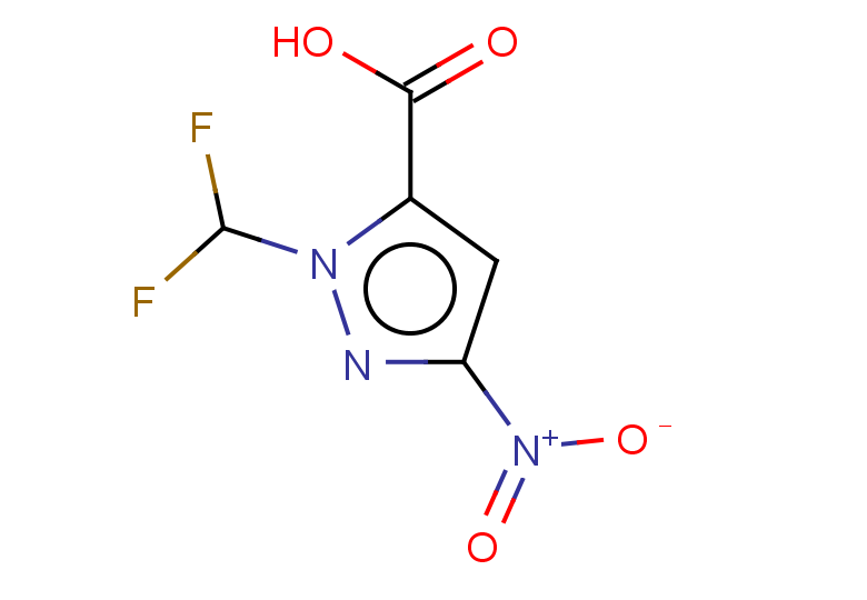 1-(difluoromethyl)-3-nitro-1H-pyrazole-5-carboxylic acid