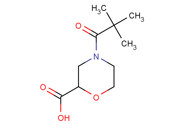 4-(2,2-dimethylpropanoyl)morpholine-2-carboxylic acid