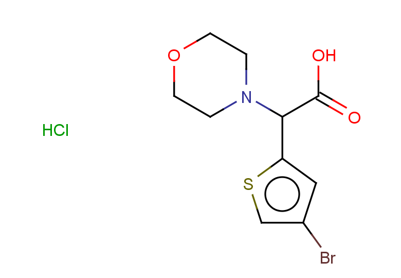 2-(4-bromothiophen-2-yl)-2-(morpholin-4-yl)acetic acid hydrochloride