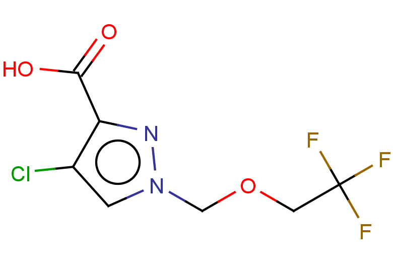 4-chloro-1-[(2,2,2-trifluoroethoxy)methyl]-1H-pyrazole-3-carboxylic acid
