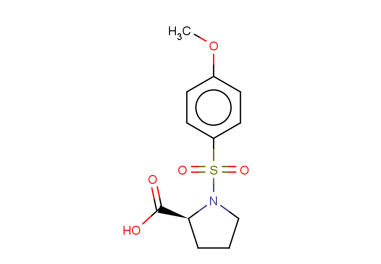 (2S)-1-[(4-methoxybenzene)sulfonyl]pyrrolidine-2-carboxylic acid