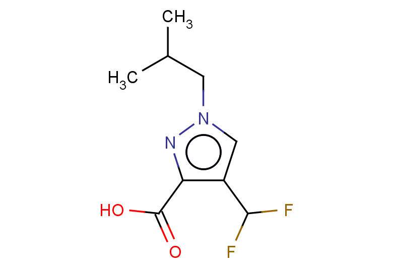 4-(difluoromethyl)-1-(2-methylpropyl)-1H-pyrazole-3-carboxylic acid