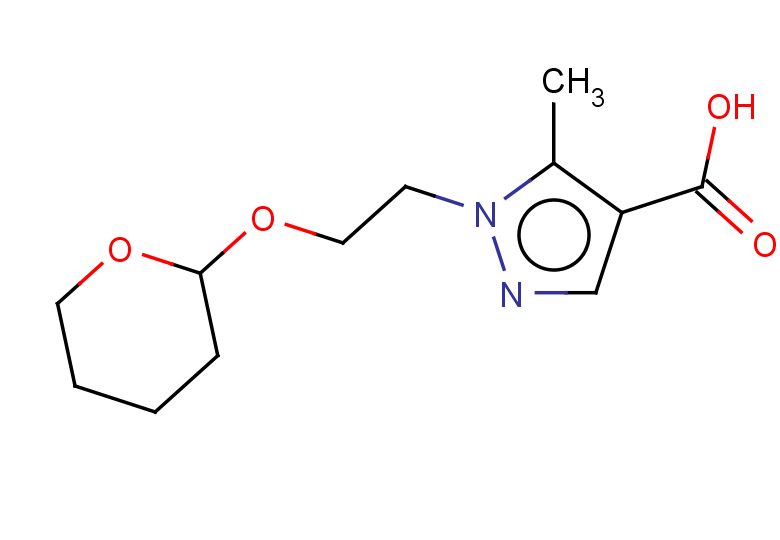 5-methyl-1-[2-(oxan-2-yloxy)ethyl]-1H-pyrazole-4-carboxylic acid