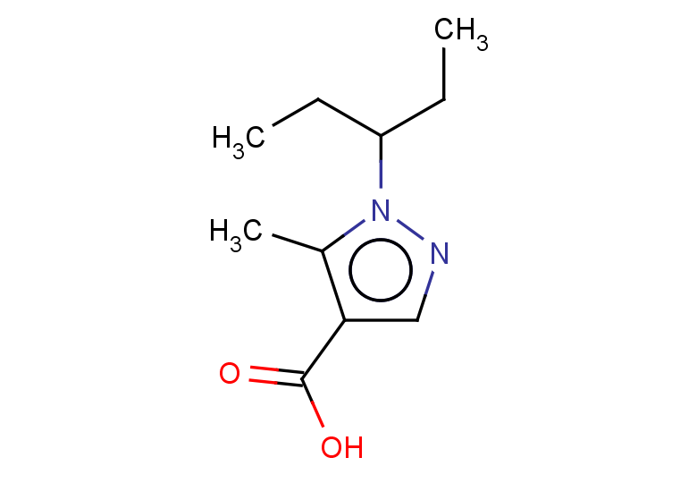 5-methyl-1-(pentan-3-yl)-1H-pyrazole-4-carboxylic acid