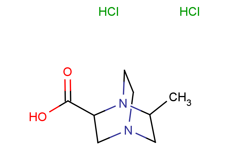6-methyl-1,4-diazabicyclo[2.2.2]octane-2-carboxylic acid dihydrochloride, Mixture of diastereomers