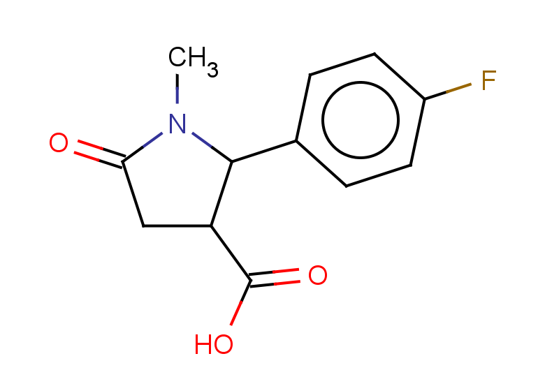2-(4-fluorophenyl)-1-methyl-5-oxopyrrolidine-3-carboxylic acid