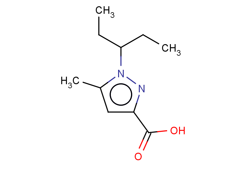 5-methyl-1-(pentan-3-yl)-1H-pyrazole-3-carboxylic acid