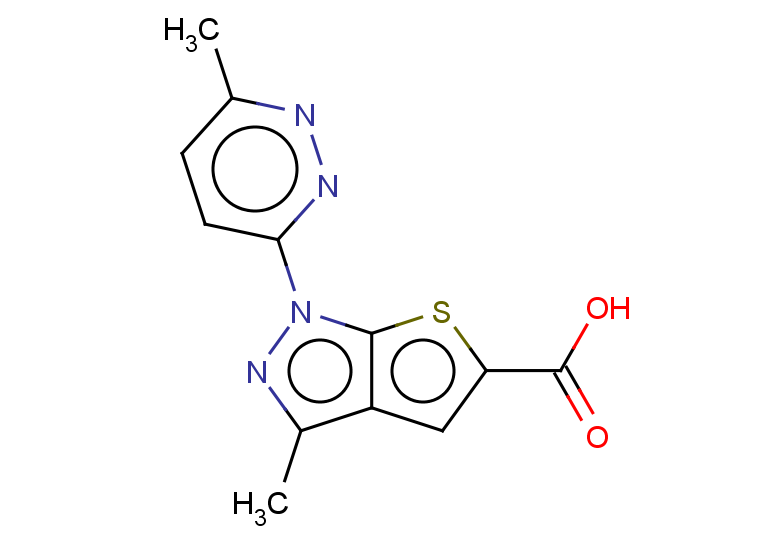 3-methyl-1-(6-methylpyridazin-3-yl)-1H-thieno[2,3-c]pyrazole-5-carboxylic acid