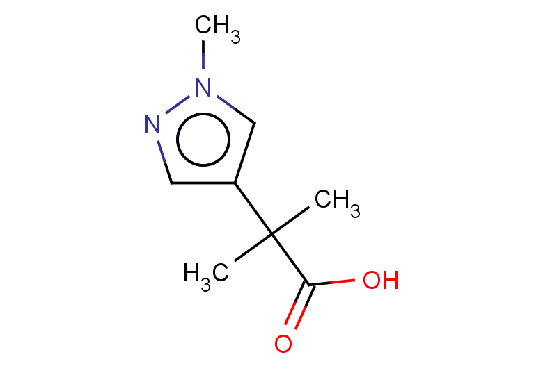 2-methyl-2-(1-methyl-1H-pyrazol-4-yl)propanoic acid