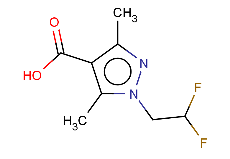 1-(2,2-difluoroethyl)-3,5-dimethyl-1H-pyrazole-4-carboxylic acid