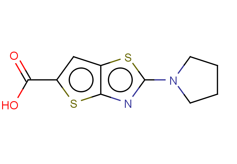 2-(pyrrolidin-1-yl)thieno[2,3-d][1,3]thiazole-5-carboxylic acid