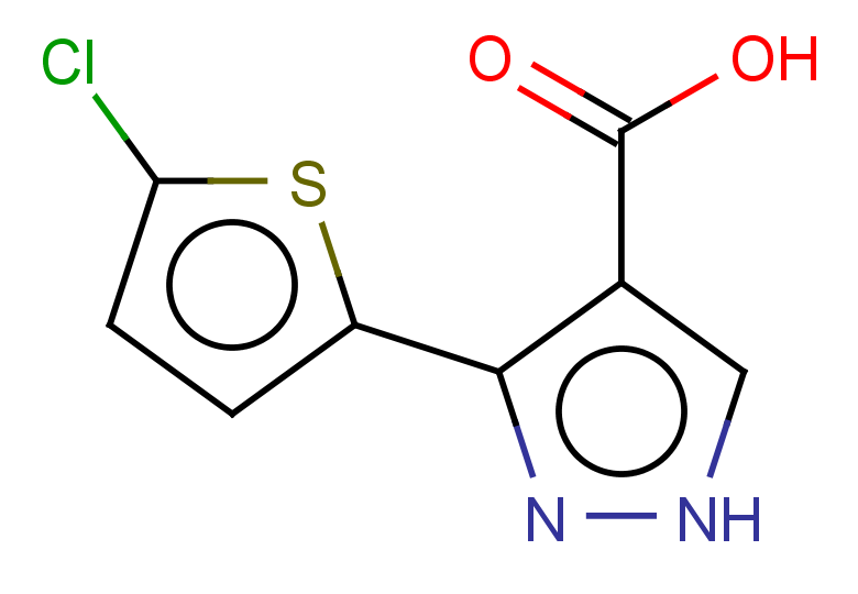 3-(5-chlorothiophen-2-yl)-1H-pyrazole-4-carboxylic acid