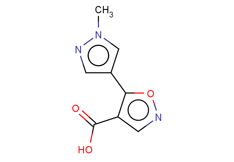 5-(1-methyl-1H-pyrazol-4-yl)-1,2-oxazole-4-carboxylic acid