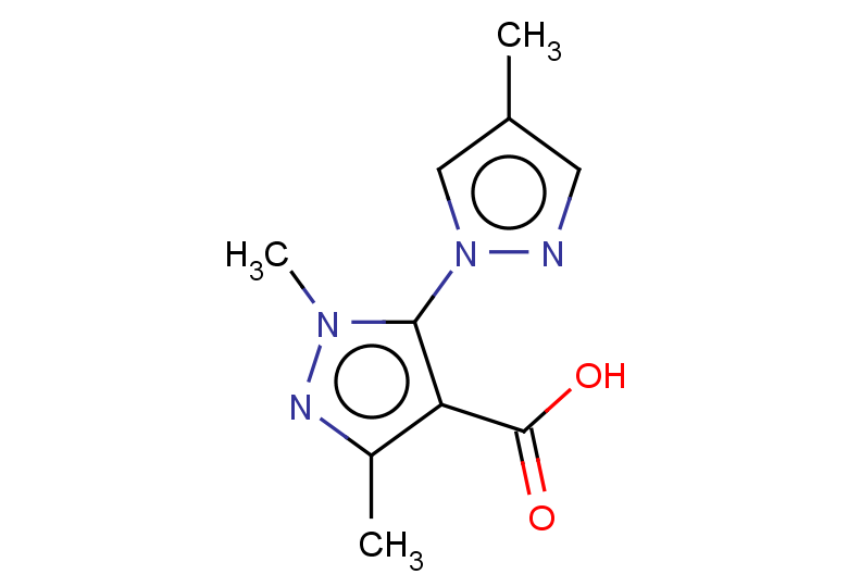 1,3-dimethyl-5-(4-methyl-1H-pyrazol-1-yl)-1H-pyrazole-4-carboxylic acid