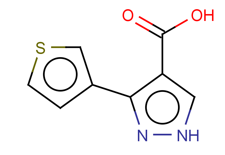 3-(thiophen-3-yl)-1H-pyrazole-4-carboxylic acid