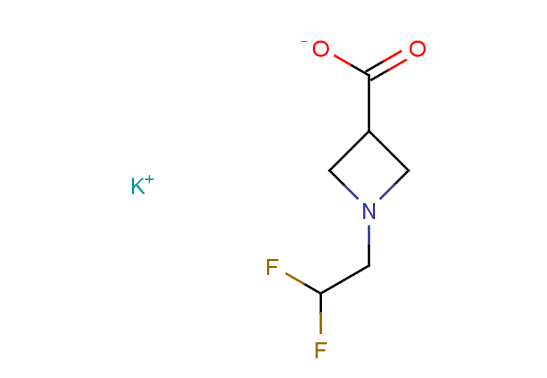 potassium 1-(2,2-difluoroethyl)azetidine-3-carboxylate