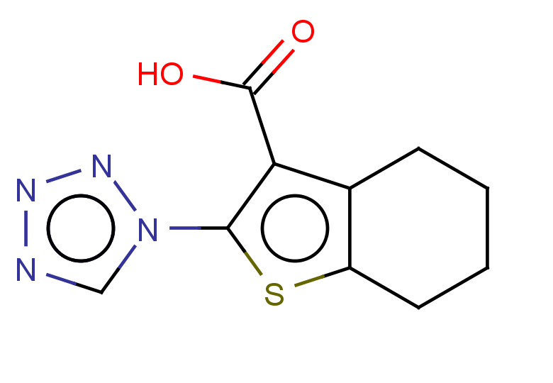 2-(1H-1,2,3,4-tetrazol-1-yl)-4,5,6,7-tetrahydro-1-benzothiophene-3-carboxylic acid