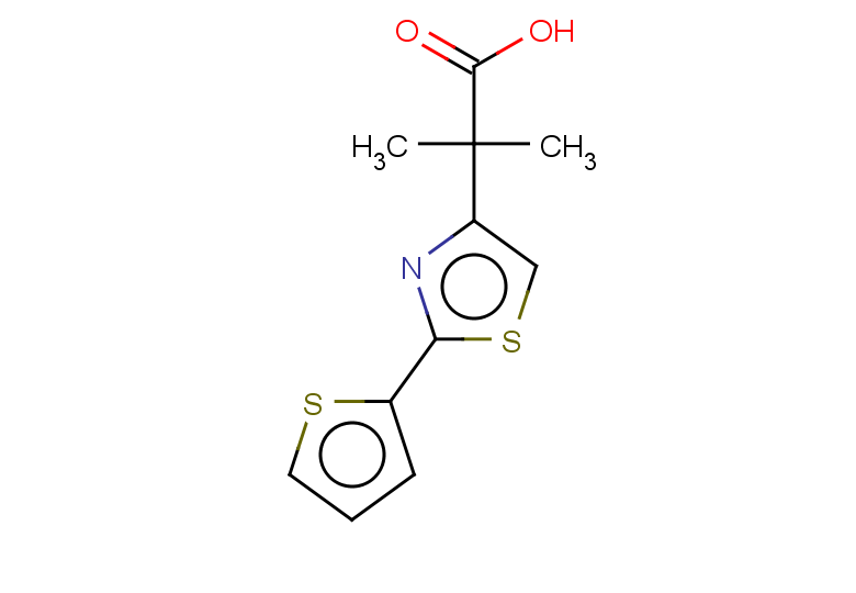 2-methyl-2-[2-(thiophen-2-yl)-1,3-thiazol-4-yl]propanoic acid