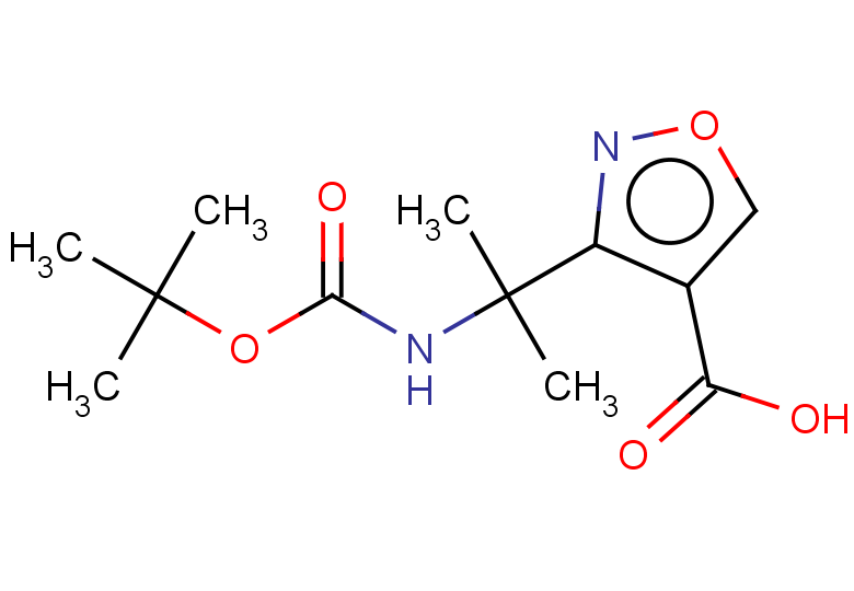 3-(2-{[(tert-butoxy)carbonyl]amino}propan-2-yl)-1,2-oxazole-4-carboxylic acid