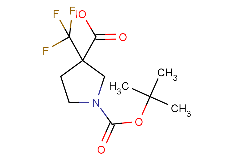 1-[(tert-butoxy)carbonyl]-3-(trifluoromethyl)pyrrolidine-3-carboxylic acid