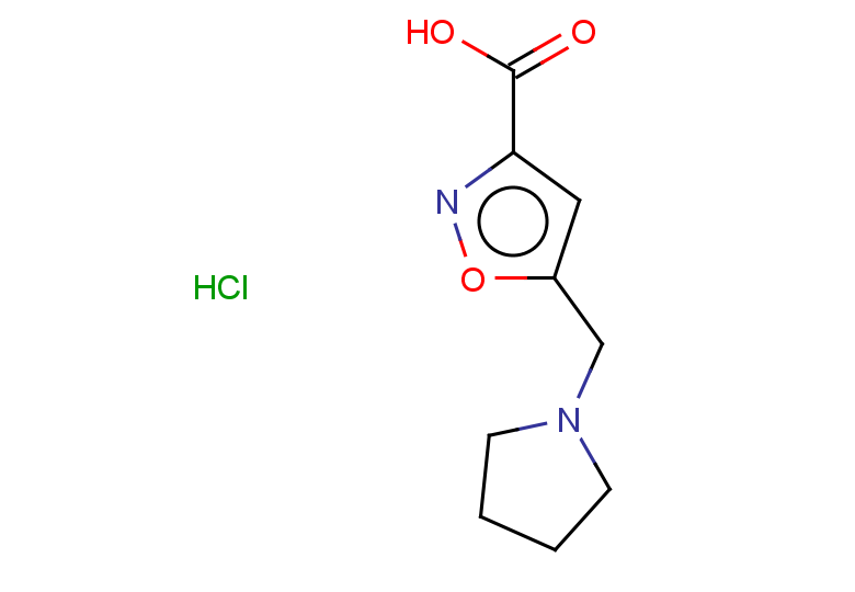 5-[(pyrrolidin-1-yl)methyl]-1,2-oxazole-3-carboxylic acid hydrochloride