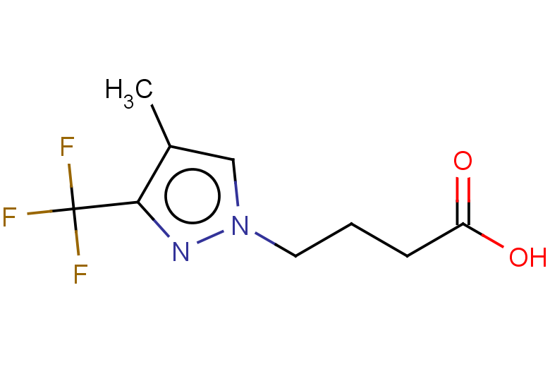 4-[4-methyl-3-(trifluoromethyl)-1H-pyrazol-1-yl]butanoic acid